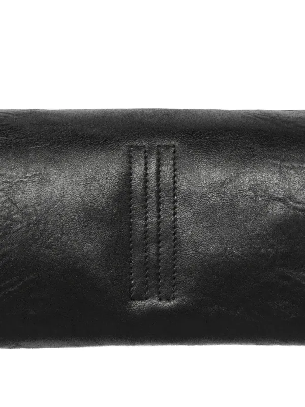 Rick Owens Tower Clutch In Black Tumbled Lamb | Black | FARFETCH