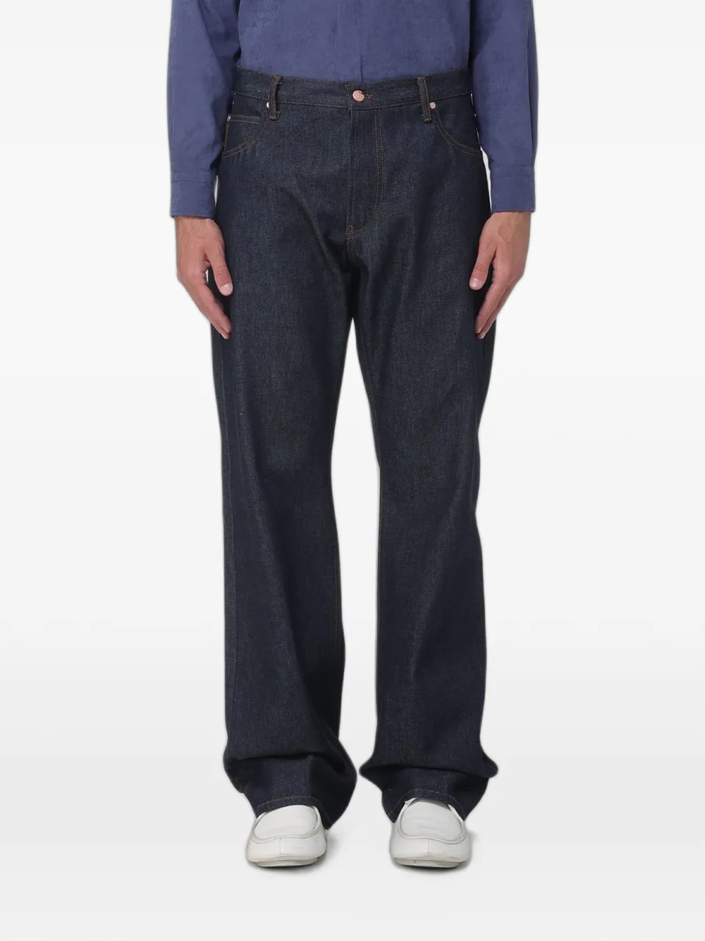 Emporio Armani J70 cotton jeans - Blu
