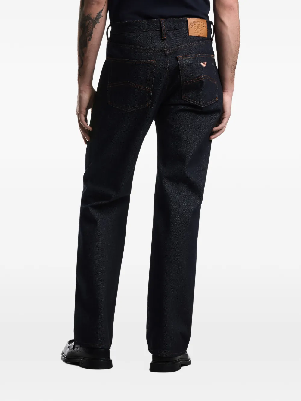 Emporio Armani J70 katoenen jeans Blauw