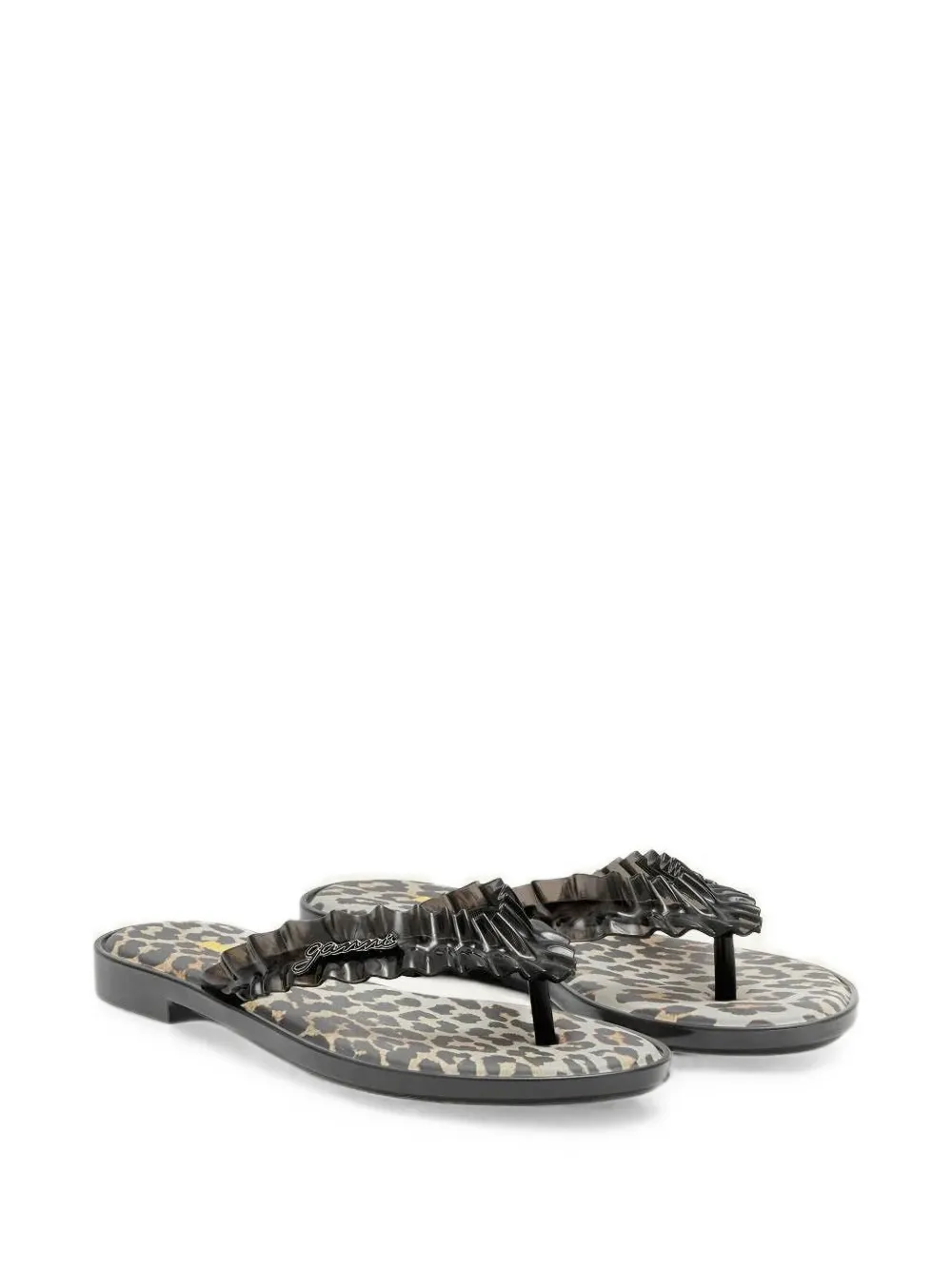 GANNI Melissa flip flops Zwart
