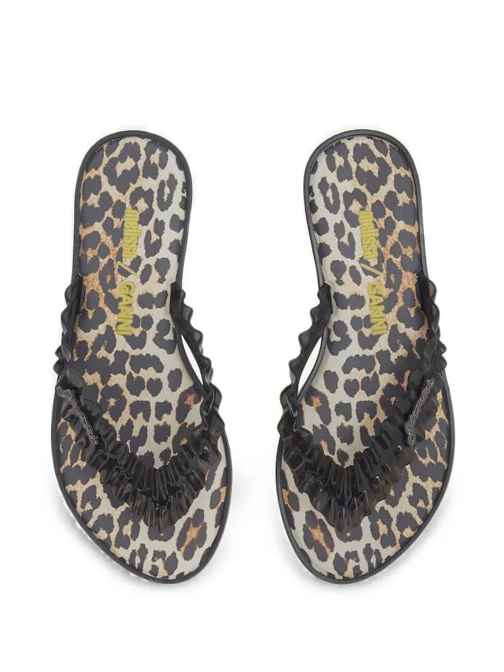 GANNI Melissa flip flops Zwart