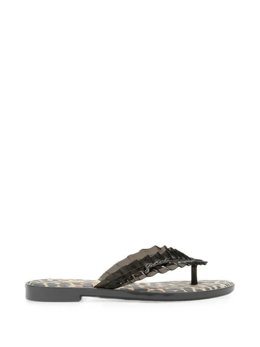 GANNI Melissa flip flops - Schwarz