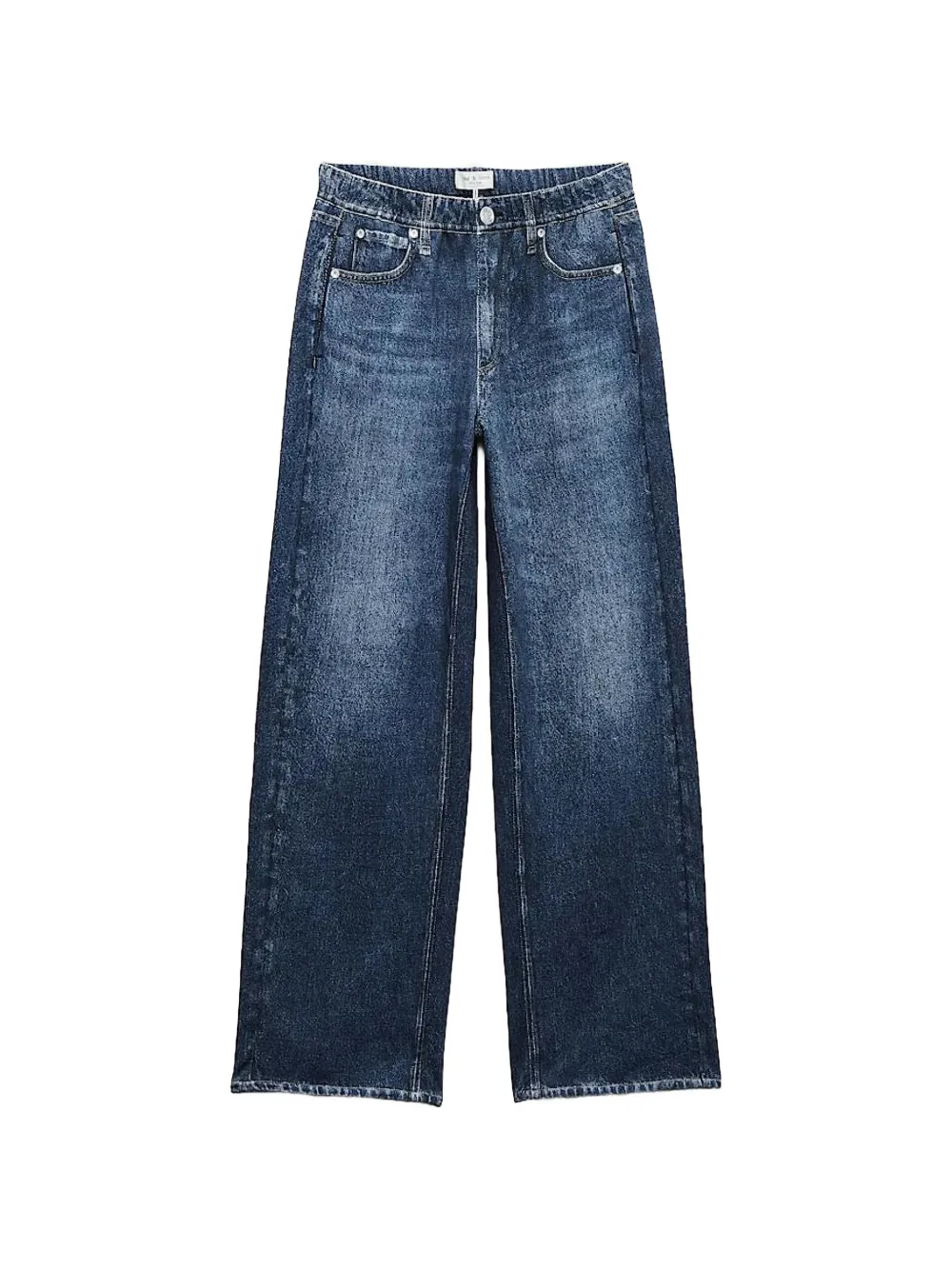 rag & bone Weite Miramar Jeans - Blau