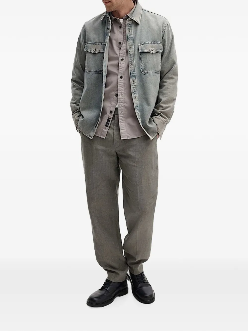 rag & bone Evan straight broek Grijs