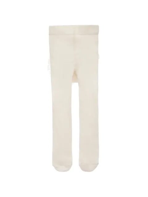BANBLU ruffle-trimmed pom-tail tights