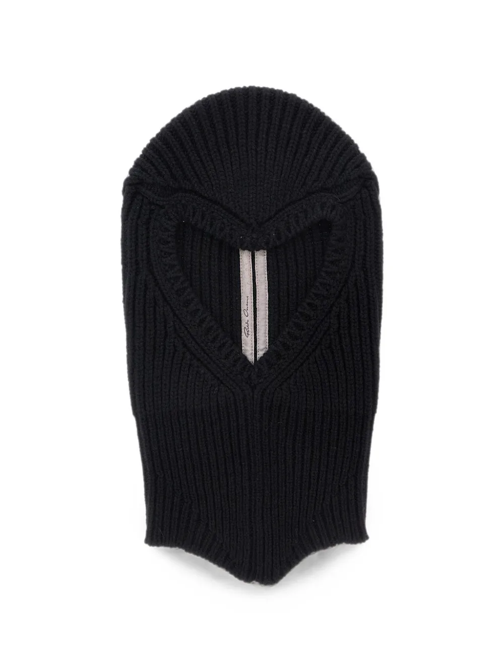 Rick Owens ribbed-knit cashmere and wool balaclava - Nero