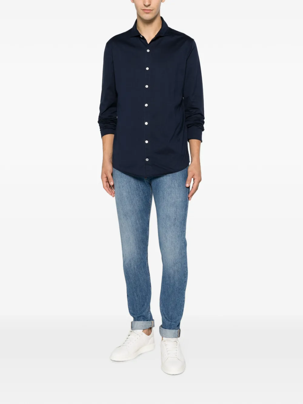 DONDUP Slim-fit jeans Blauw