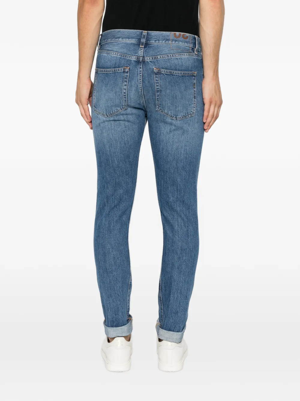 DONDUP Slim-fit jeans Blauw