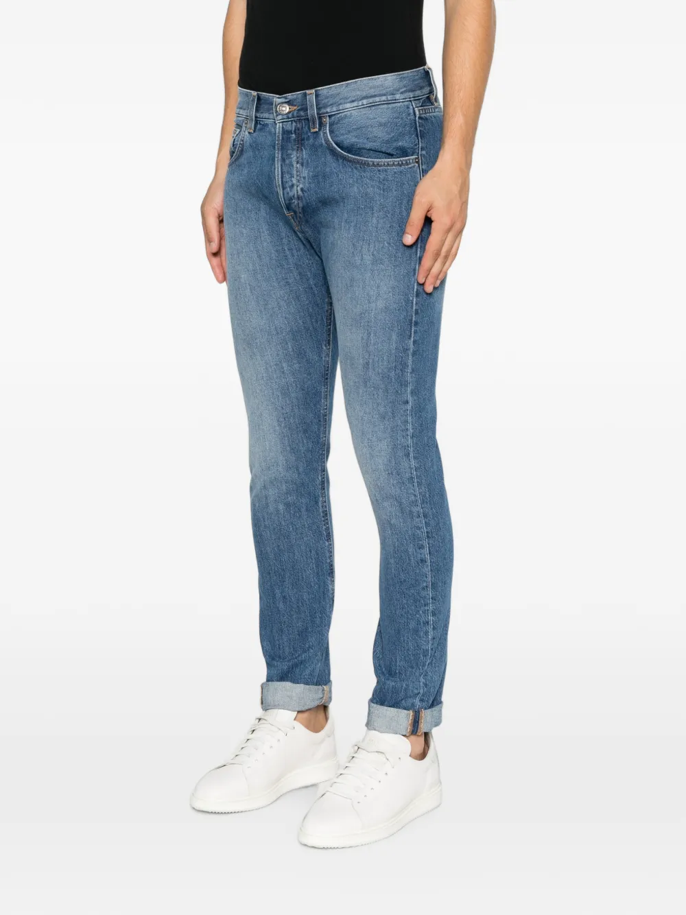DONDUP Slim-fit jeans Blauw