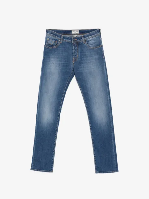 Jacob Cohën jeans rectos con efecto desgastado