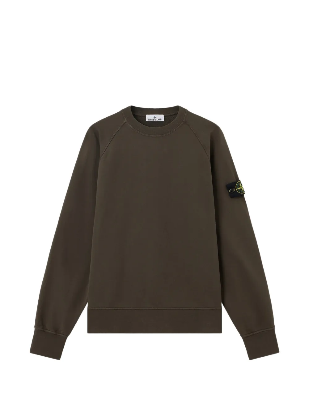 Stone Island Sweater met logopatch Grijs
