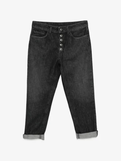 DONDUP Koons button-fly turned-up jeans