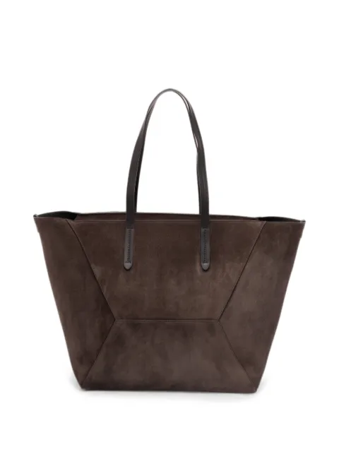 Brunello Cucinelli Duo suede tote bag