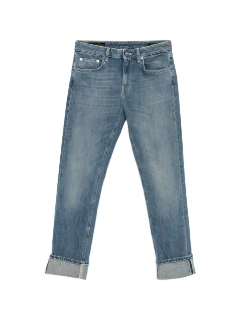 DONDUP Coco logo-patch turn-up jeans