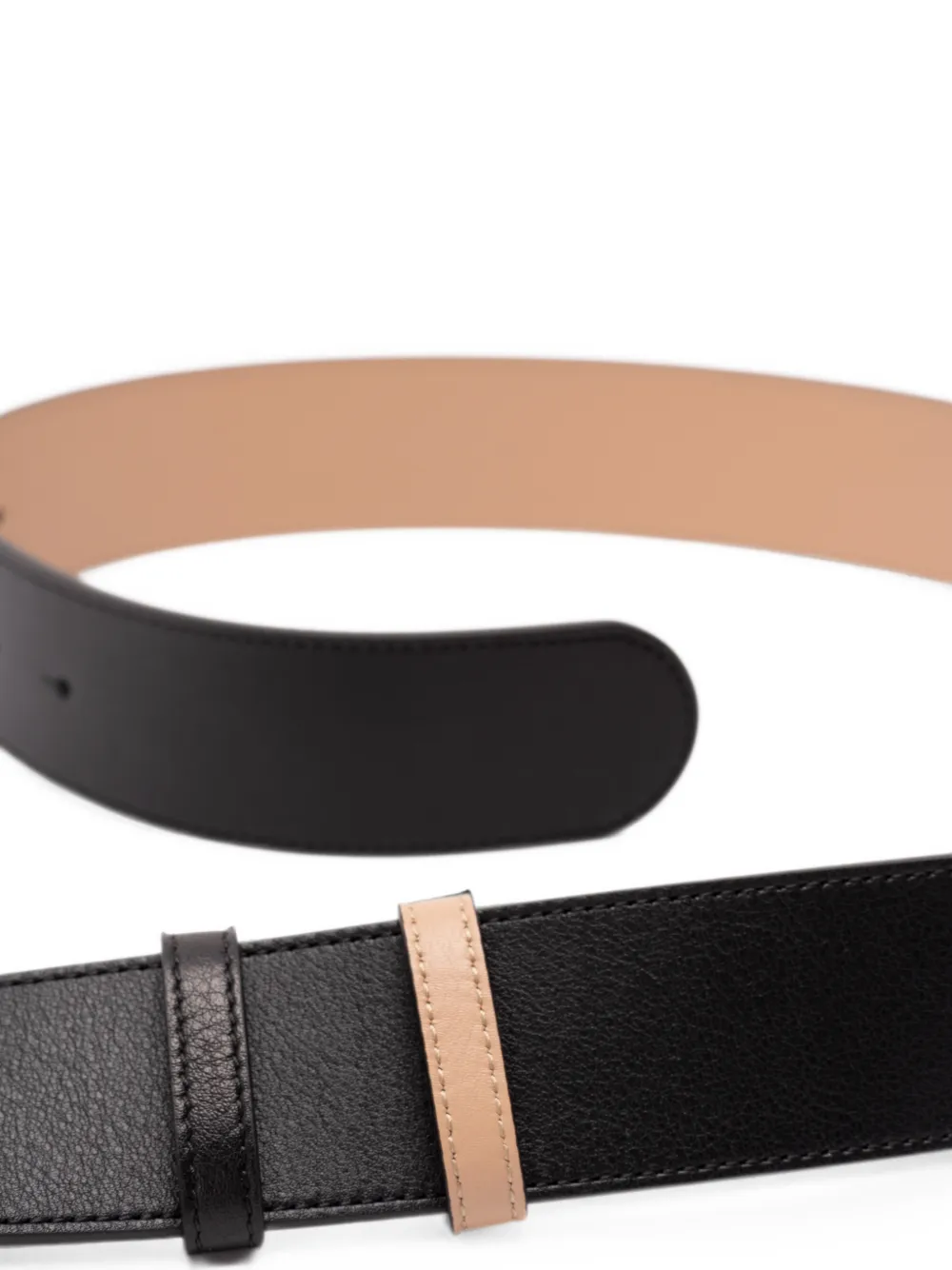 Valentino Garavani Leren riem Zwart
