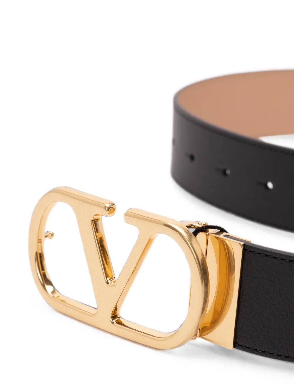Valentino Garavani Leren riem Zwart