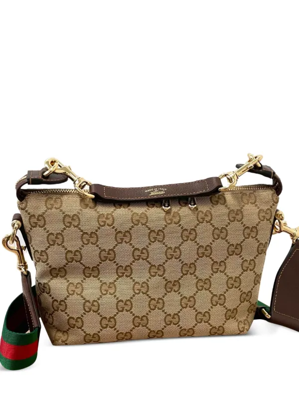 Gucci GGパターン ショルダーバッグ Gucci GGパターン ショルダーバッグ | ニュートラル | FARFETCH JP