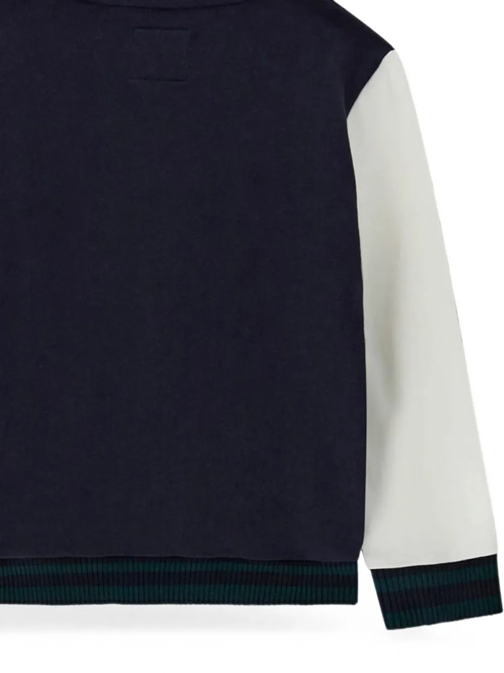 guess kids Trui met geborduurd logo en colourblocking Blauw