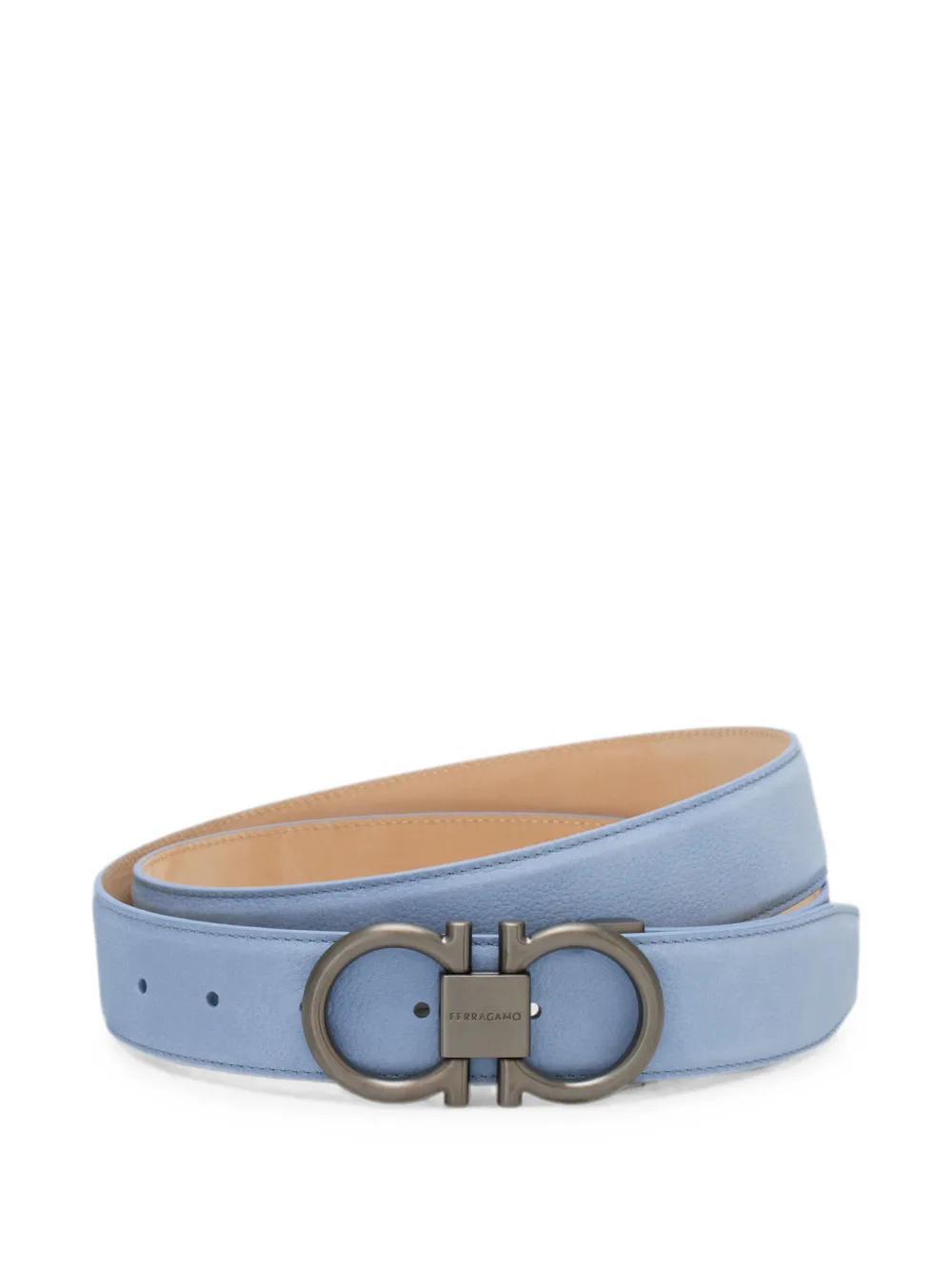 Ferragamo Adjustable Gancini belt - Blue