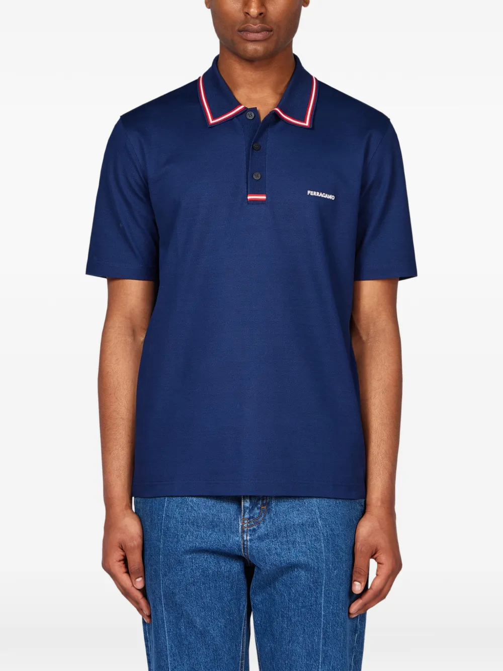 Ferragamo Polo Citymatch Capsule Blauw