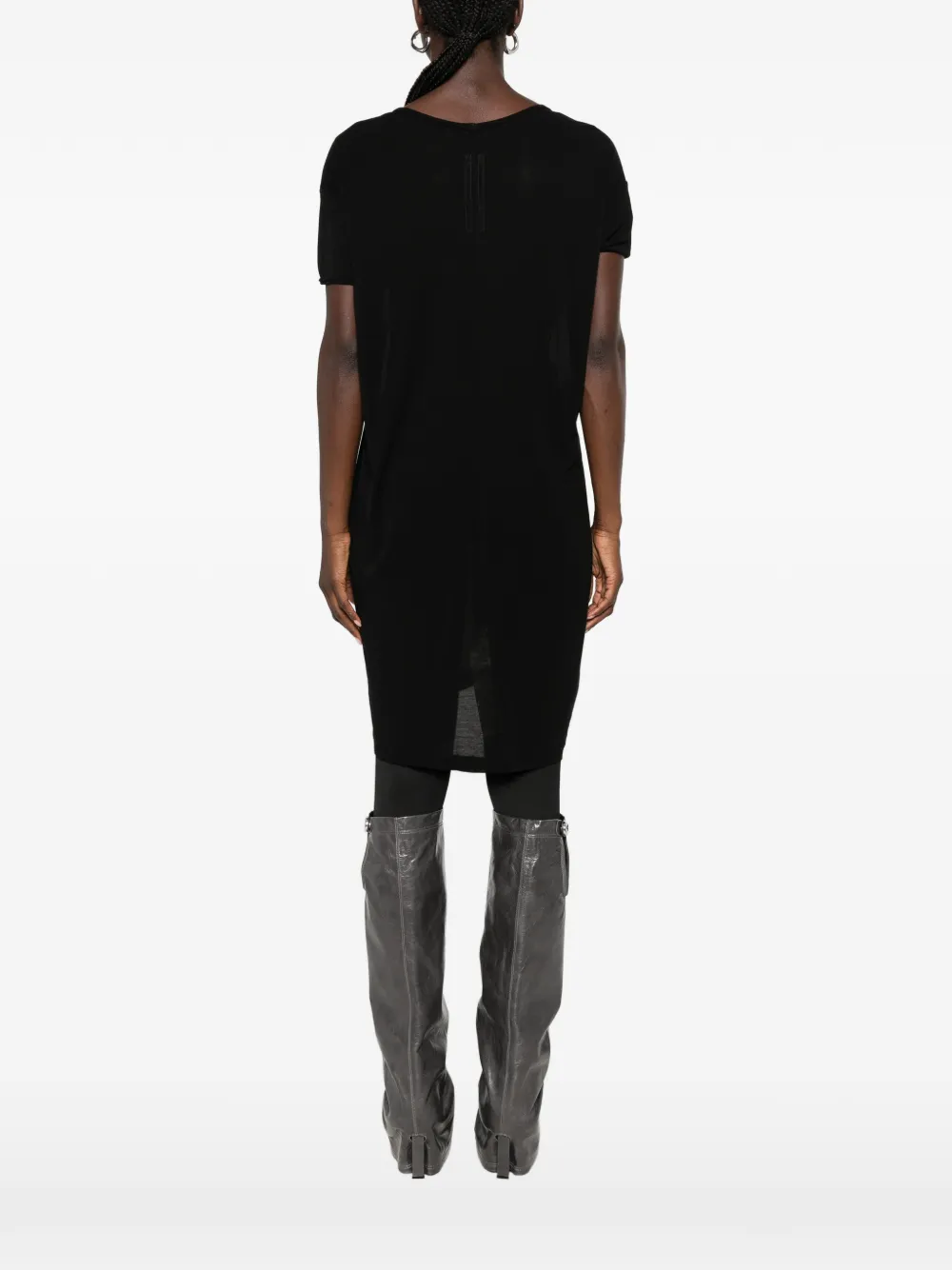 Rick Owens Hiked T-shirt Grijs