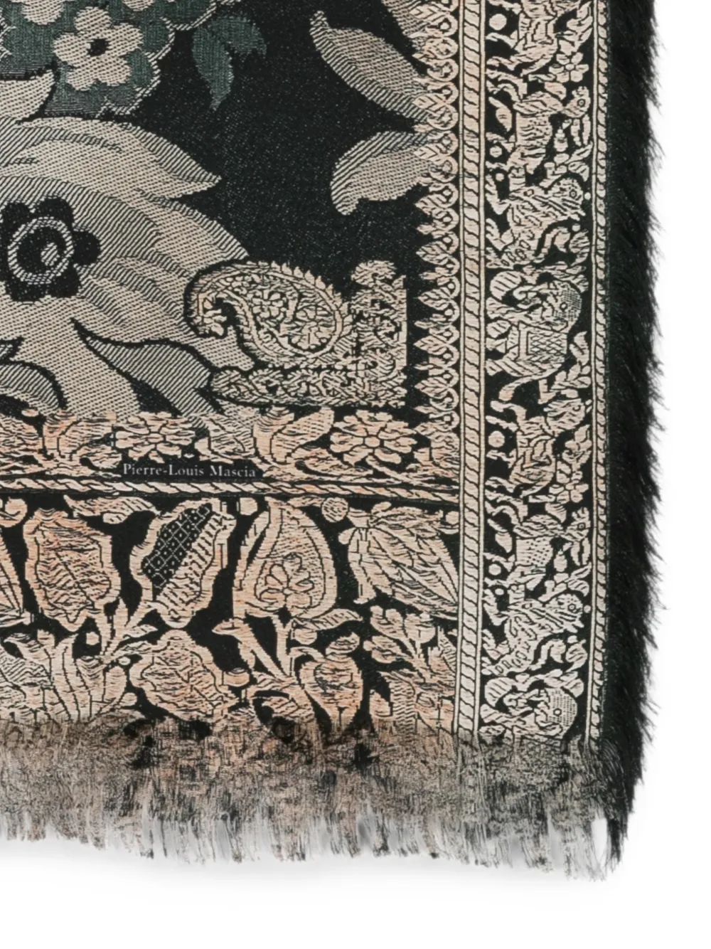 Pierre-Louis Mascia Sjaal met paisley-print Groen