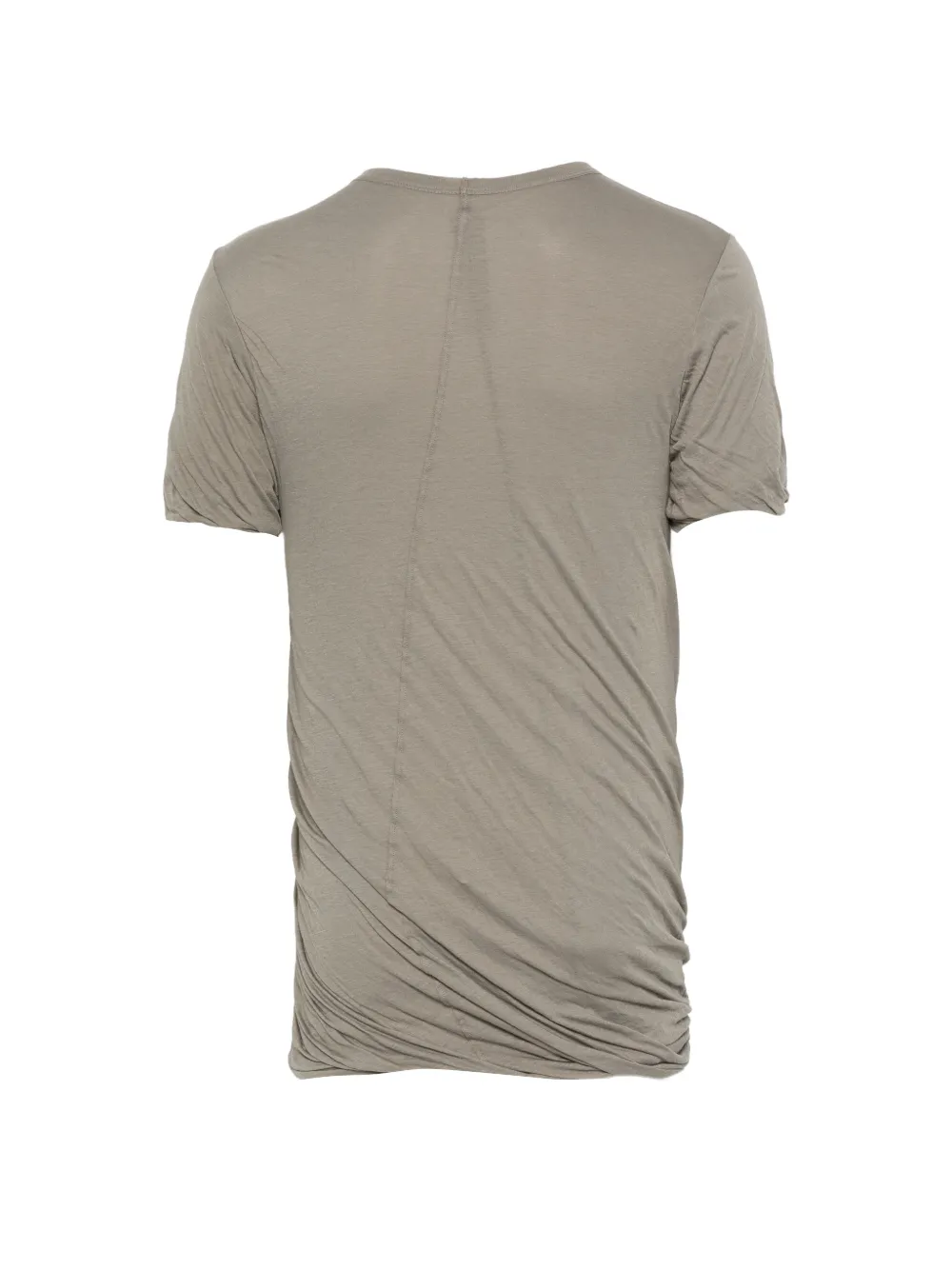 Rick Owens Gelaagd katoenen T-shirt met korte mouwen Grijs