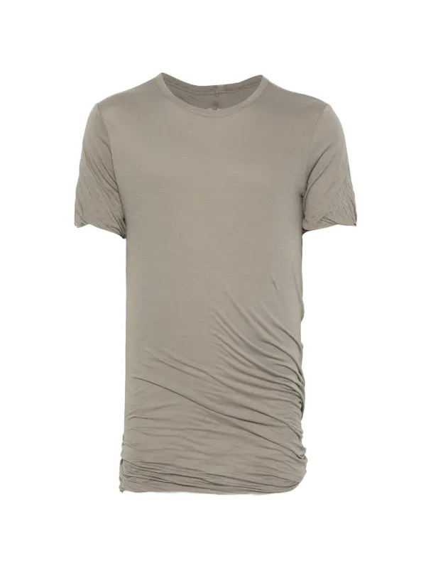 Rick Owens Double Layer Tシャツ Rick Owens double-layer short-sleeve Cotton T-shirt | Grey | FARFETCH