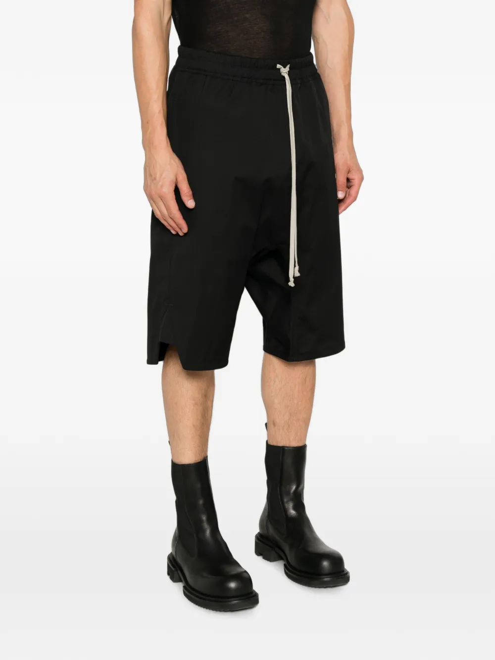 Rick Owens Basket shorts met trekkoord Zwart