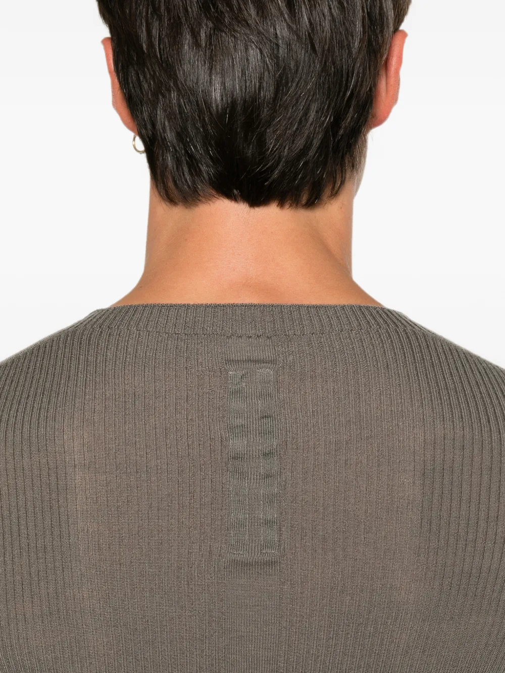 Rick Owens Geribbelde trui Grijs