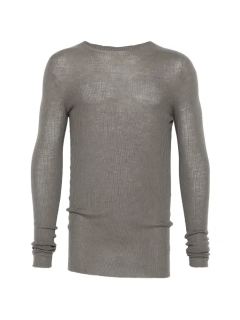 Rick Owens ribbed round-neck sweater