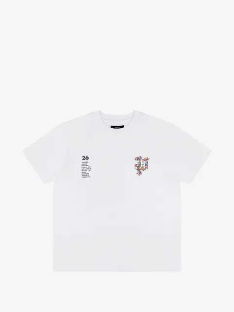 Purple Brand playera con estampado gráfico