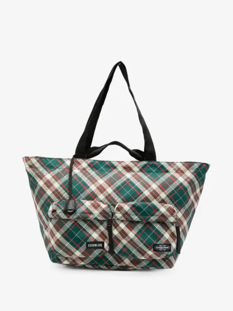 Eastpak Egon check-pattern tote bag