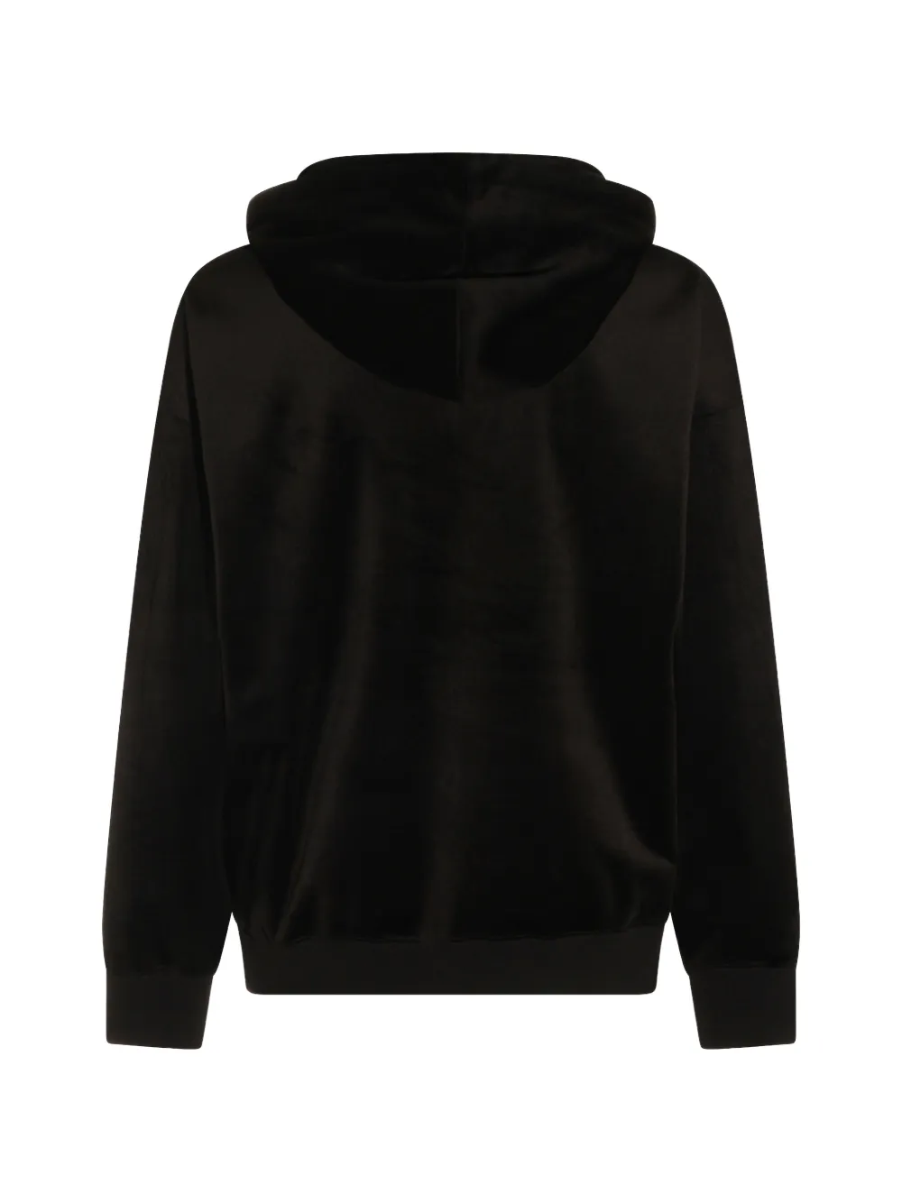 Y-3 Fluwelen ribfluwelen hoodie Zwart