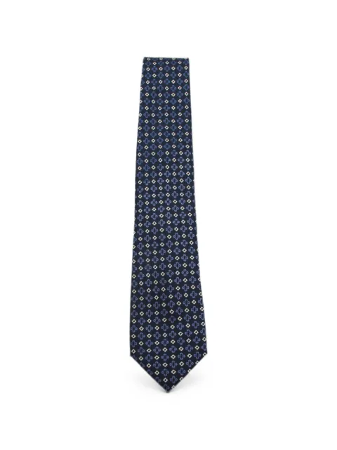 Canali geometric-pattern tie
