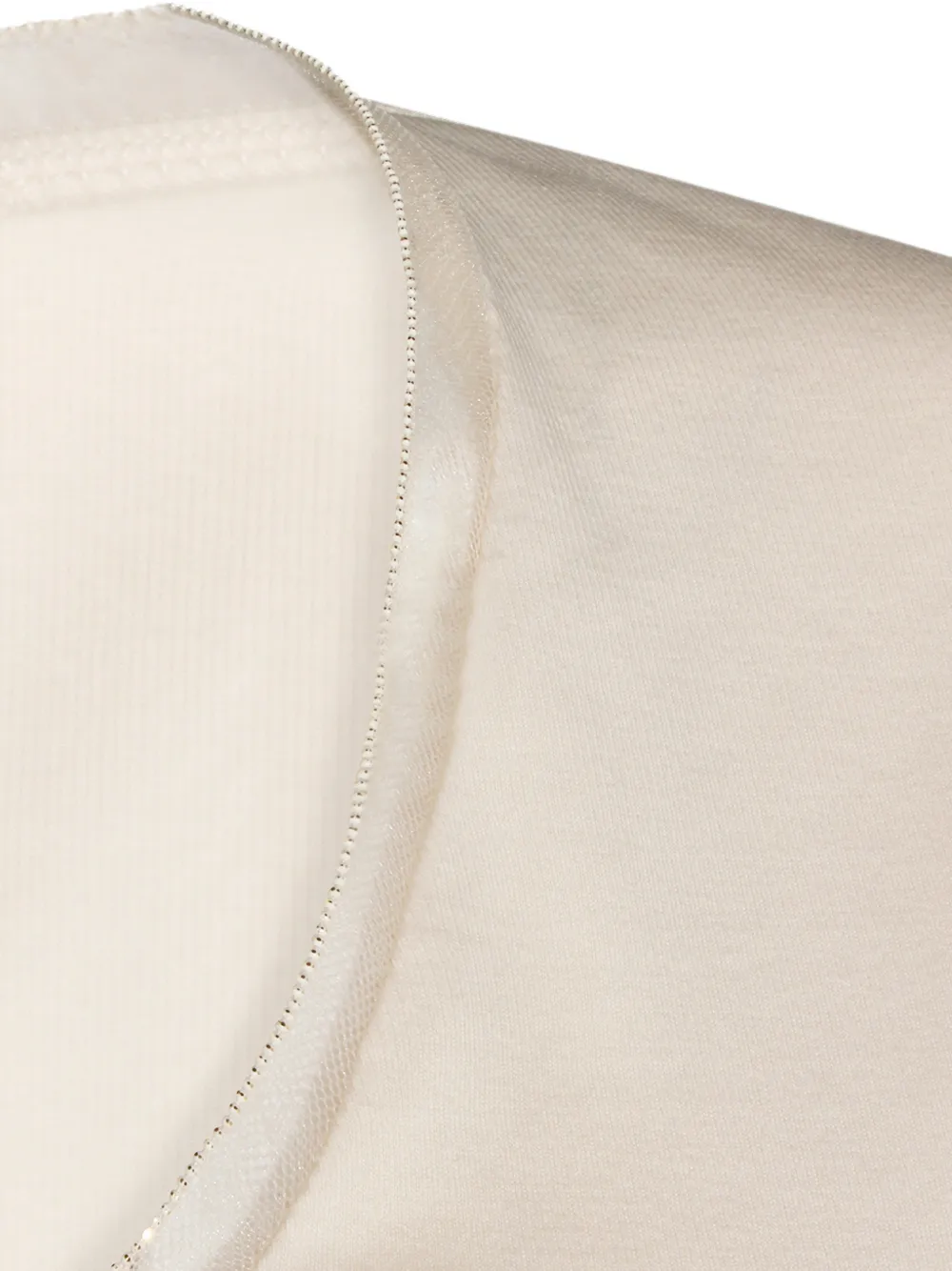 Fabiana Filippi T-shirt met lange mouwen Beige