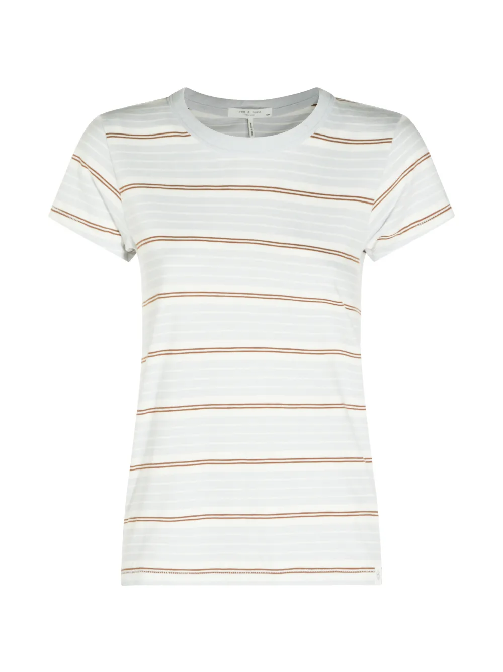 rag & bone horizontal-stripe T-shirt - Bianco