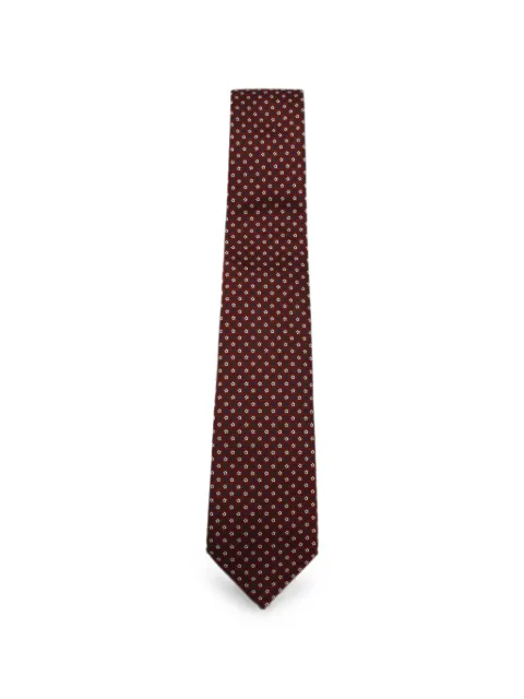Canali floral-pattern tie