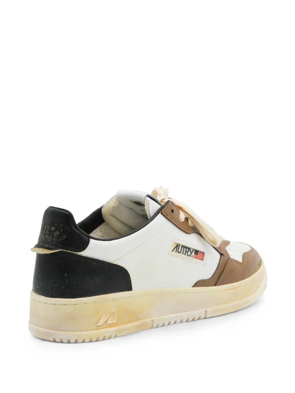 Autry Super Vintage leren sneakers Wit