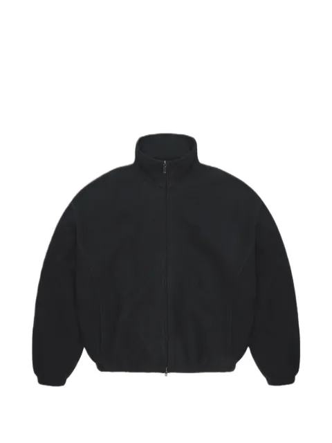 Rains fleece-texture high-neck jacket