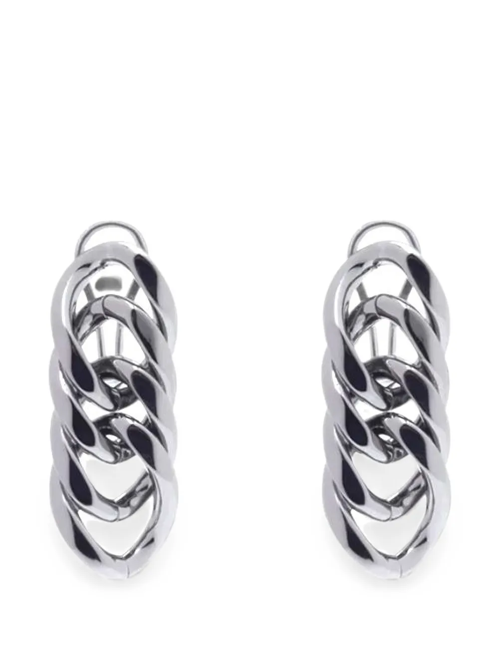Sharra Pagano Chain Essential drop earrings - Silver