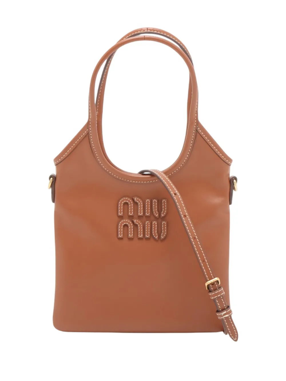 Miu Miu Pre-Owned Borsa a tracolla Ivy 2010-2026 - Marrone
