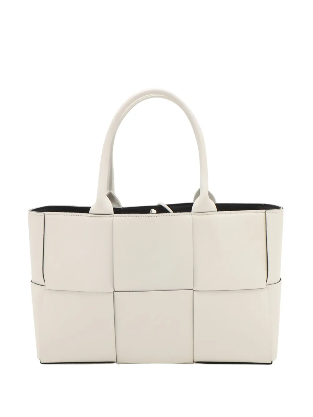 Bottega Veneta Pre-Owned Borsa tote Intrecciato Maxi Intrecciato Arco piccola in nappa 2012-2026 - Bianco