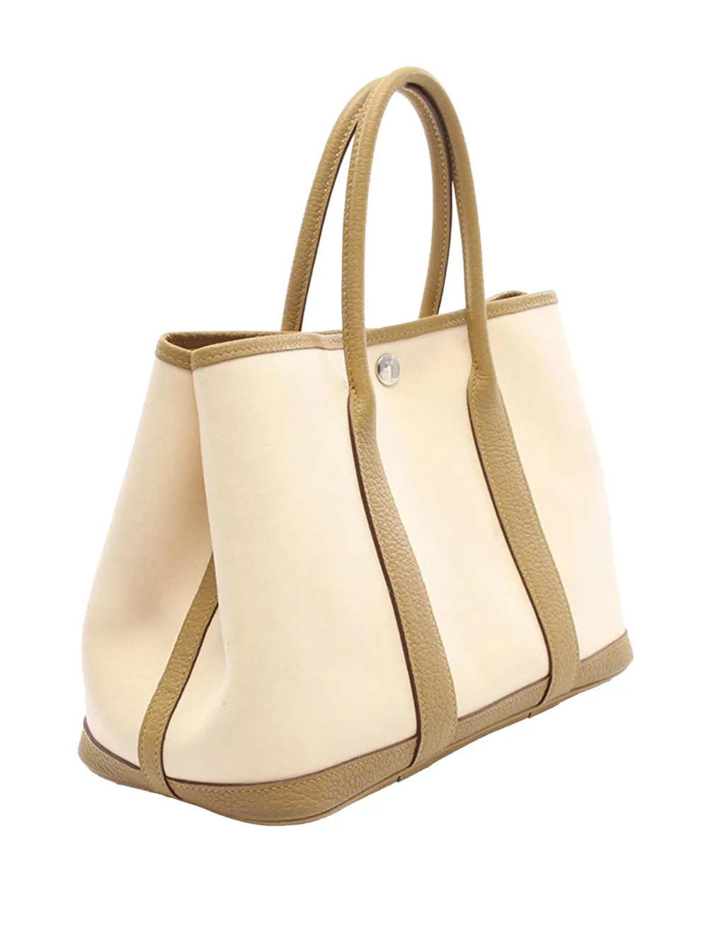Hermès Pre-owned 2020 Toile Garden Party TPM Tote Bag in Neutrals, view 3