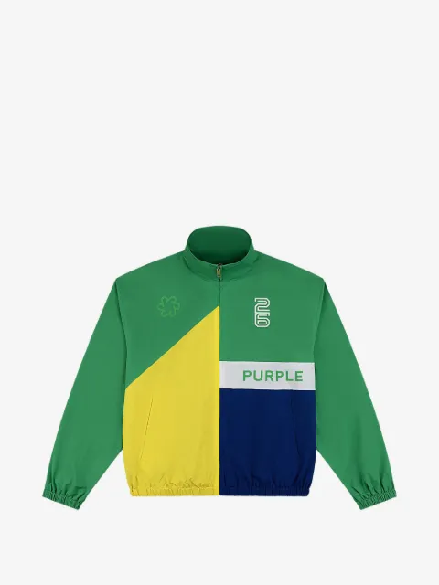 Purple Brand chaqueta Brazil All Around con diseño colour block