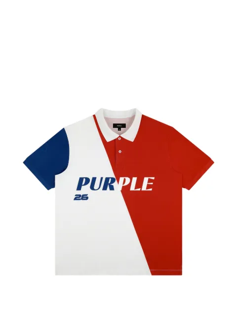 Purple Brand France Pique polo-shirt