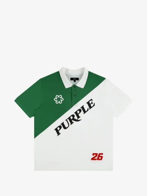 Purple Brand Mexico pique polo-shirt