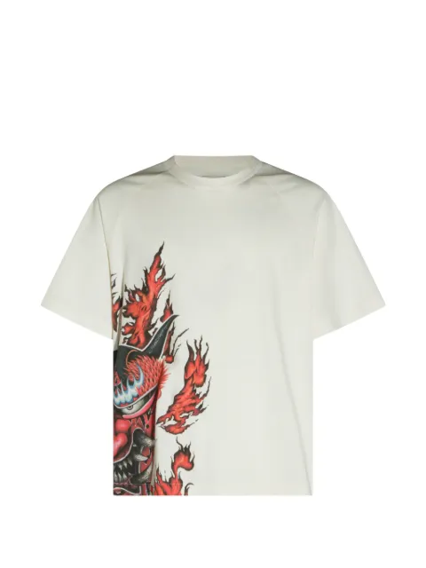 Y-3 camiseta con estampado gráfico