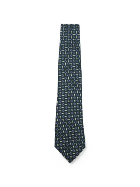 Canali geometric-pattern tie