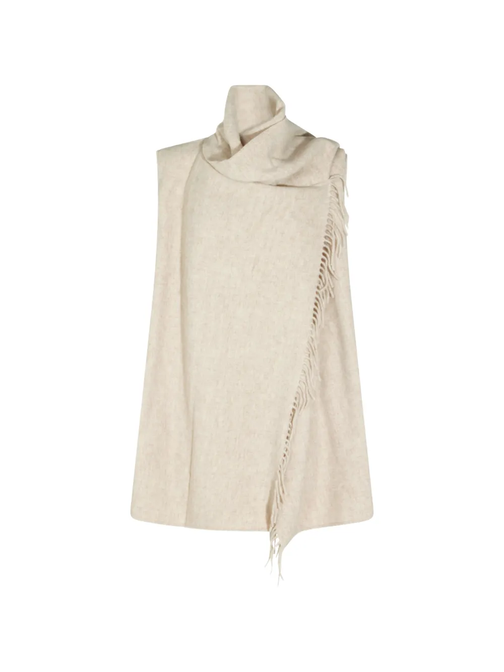Fabiana Filippi fringed waistcoast - Nude